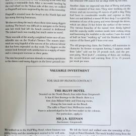 History of the North Beach diggings - north of Cobden.