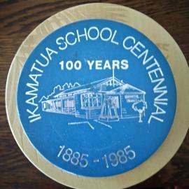 Ikamatua School Centennial - 100 years.1885 - 1985.