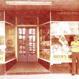 Beck`s Shop, Greymouth.1980.