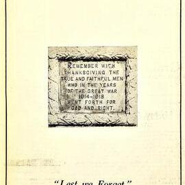 WORLD WAR ONE, 1914 to 1918 - Remembrance Services in Greymouth 100 Years Later.  