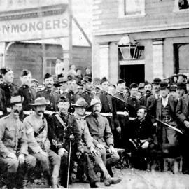 A Hokitika Homecoming for the Boer war soldiers. ca.1902