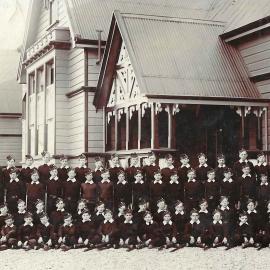 Boys` Cadet Group, Greymouth.ca.1910.