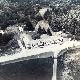 Arial photograph of Mitchell's Hotel 