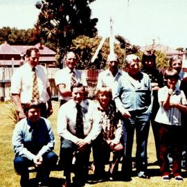 The Kennedy Family with children,Greymouth.1977.