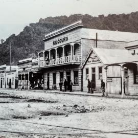 ALBUM - Left Bank Art Gallery - BNZ on the corner of Mawhera Quay and Tainui Street. Greymouth -Then and Now.