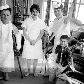 Jimmy O’Shea, Pam Mathieson and  Bill Mathieson - Westland Hospital.1967.
