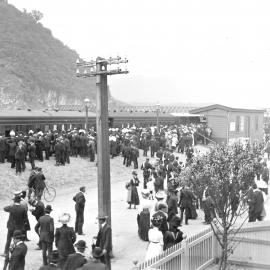 Train to the Greymouth Races.ca.1906.
