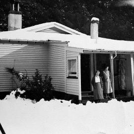 Otira Railway House 534 in snow.ca.1940`s.