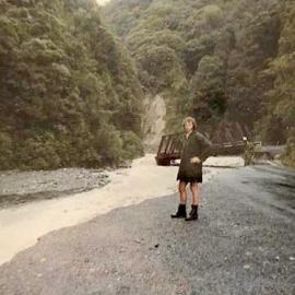 ALBUM -  Flooding at Otira Gorge - Wallace`s Point and Lower Otira Gorge.Dec 1979.