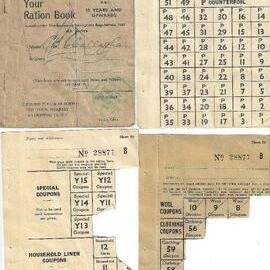 ALBUM - World war 2 ration book of Annie Beatrice O'Callaghan.