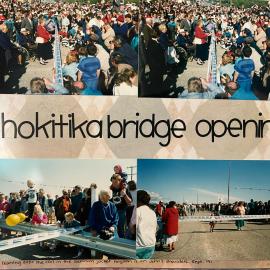 Hokitika Bridge opening.September 1991.
