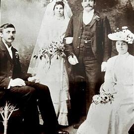 Ada Mary Wright and James Begg Cooper, 1902 *PHOTO ALBUM*