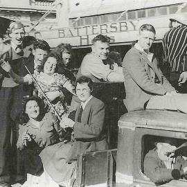 ALBUM - It's all over at last -  end of WW2 celebrations in Greymouth .1945.