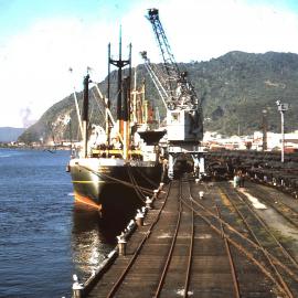 Boats at Greymouth wharf