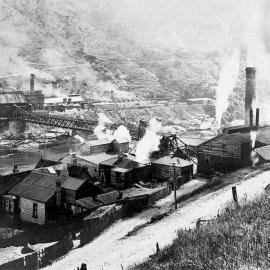 View of Brunner and Tyneside mines.ca.1880`s.