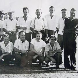 Ministry of Works Workshop`s cricket team - played Grey Electric Power Board.ca.1963. 