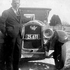 Alf Thorns First car-  that he ran on Whisky. Kumara.ca.1930`s.