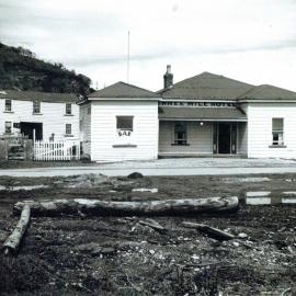 Three Mile Hotel north of Hokitika - Burnt down in the 1950's.