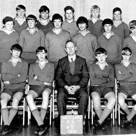  Class 4 B,Westland High School,Hokitika.1970.