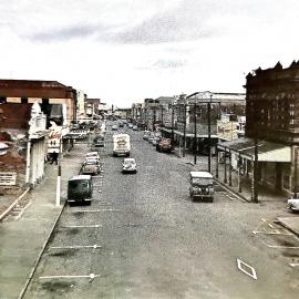 NORCASSA FISH and CHIPS shop in the brick building on the right.1960`s.