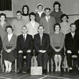 Grey Main School staff,Greymouth.1964.