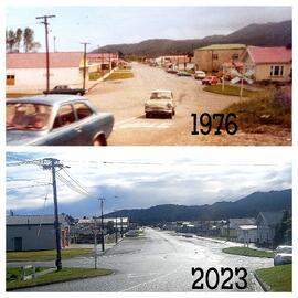 McGowan Street ,Runanga - Then and Now - 1976 and 2023.