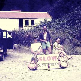 Haast Road - Sos Watson on the left.ca.1960`s.