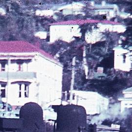 The two storey COSY REST BOARDING HOUSE. Smith Street. 1970s. Greymouth.