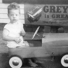 Motorbike infront of Dunollie Store/go kart *PHOTO ALBUM