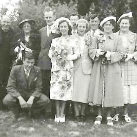 Wedding of Gordon O’Callaghan, St Patrick’s,Greymouth.1950`s.