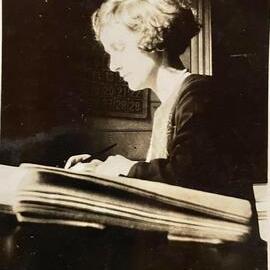  Kit Egan working at the Westport Borough Council in the 1920