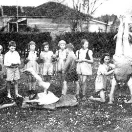 Ruru School Gymnastics display.ca.1940`s