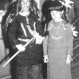 Cliffy Smith and Diane Thompson  - Fancy Dress Moana Hall .1960`s.