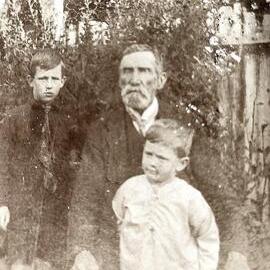 George (Jack) Kear, Ron Kear, William Arnott in Greymouth