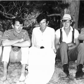  Some sunburned West Coasters at Tahunanui - 1967 Christmas Holidays 