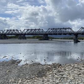 Rail wagons off the Ross-Ruatapu railway (now the West Coast Wilderness Cycleway)