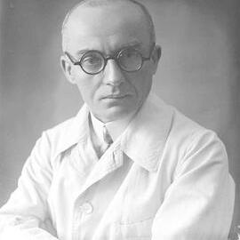 Head and shoulders portrait of Joseph Divis - the only known photograph of Divis without a hat.ca.1920 - 33..