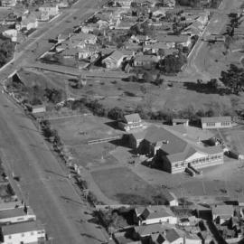 Area around Grey Main (latterly the Greymouth Junior High), 1948.