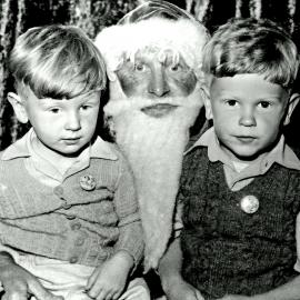 Santa at Harleys, Greymouth.