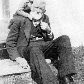 Dan Harney with Grandson of Charleston ,Denniston and Westport. 1944.