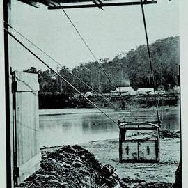 Cable car over the Taramakau River