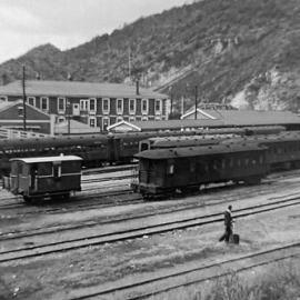 ALBUM - Greymouth railway station, ca.1960`s.