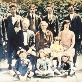 Nana Southorn and family,Ruru. 1920`s.