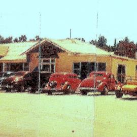 Greymouth Rodders rodrun at Lake Brunner.1970`s.