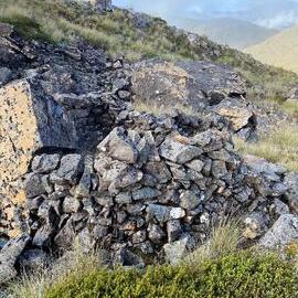 Remnants of an old stone hut on the Kelly Range *PHOTO ALBUM*