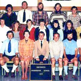 Greymouth Intermediate School staff .1977