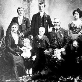 Emily and Clement Parfitt and family  - Early 1900`s.
