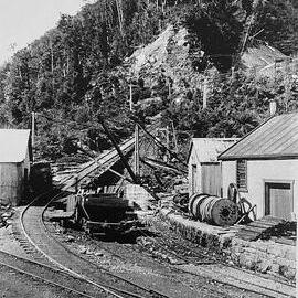 Bottom of the Denniston incline.