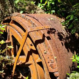 ALBUM - Recent REVAMP of the WINCH HOUSE for the 500 metre PEOPLE HOIST TRAM - Rewanui,Middle Brake Coal Mine.