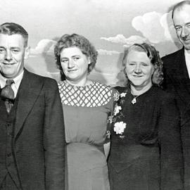 Blackball group - George Schafer and his sister Gertrude , Olive Tiplady and unknown.